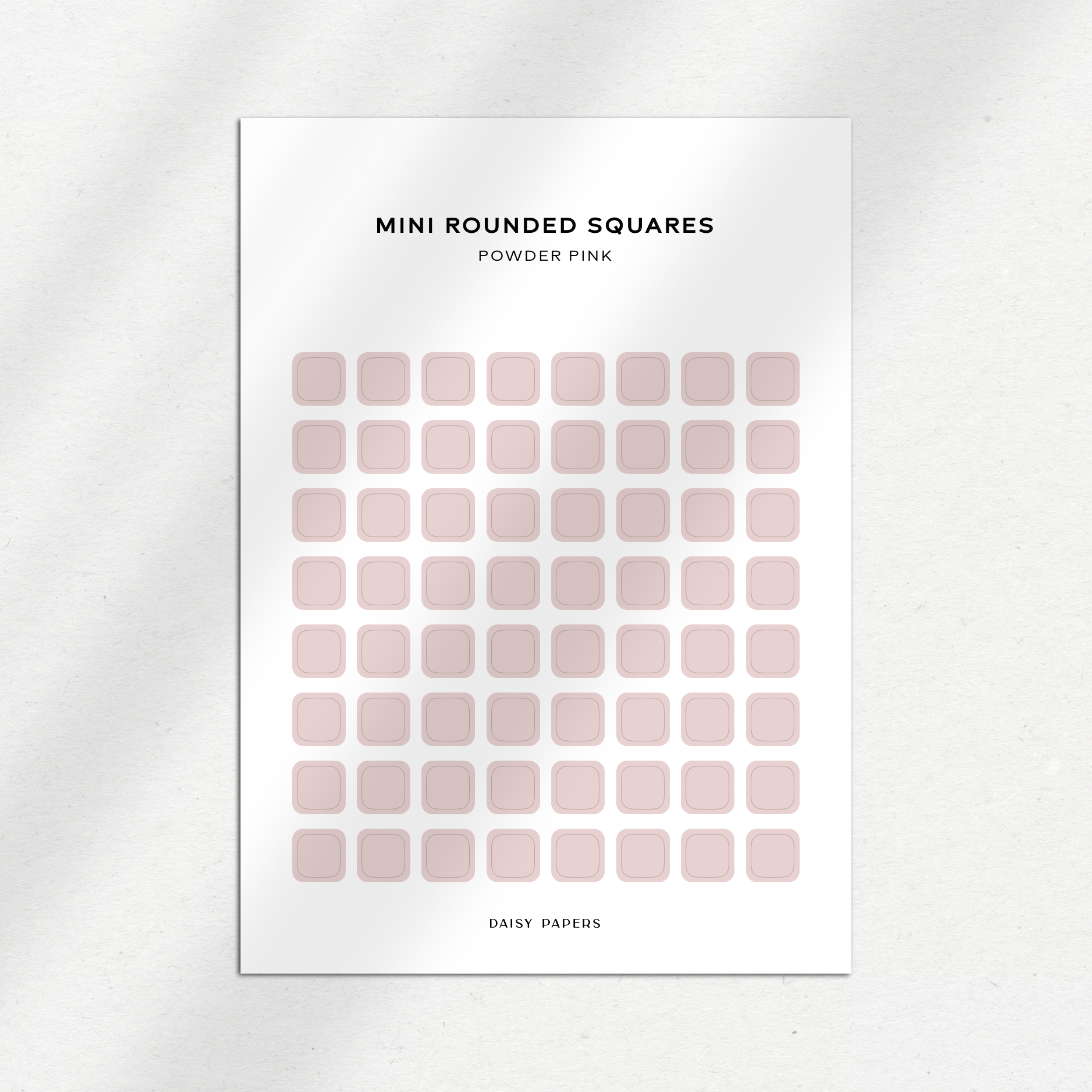 Mini Rounded Squares