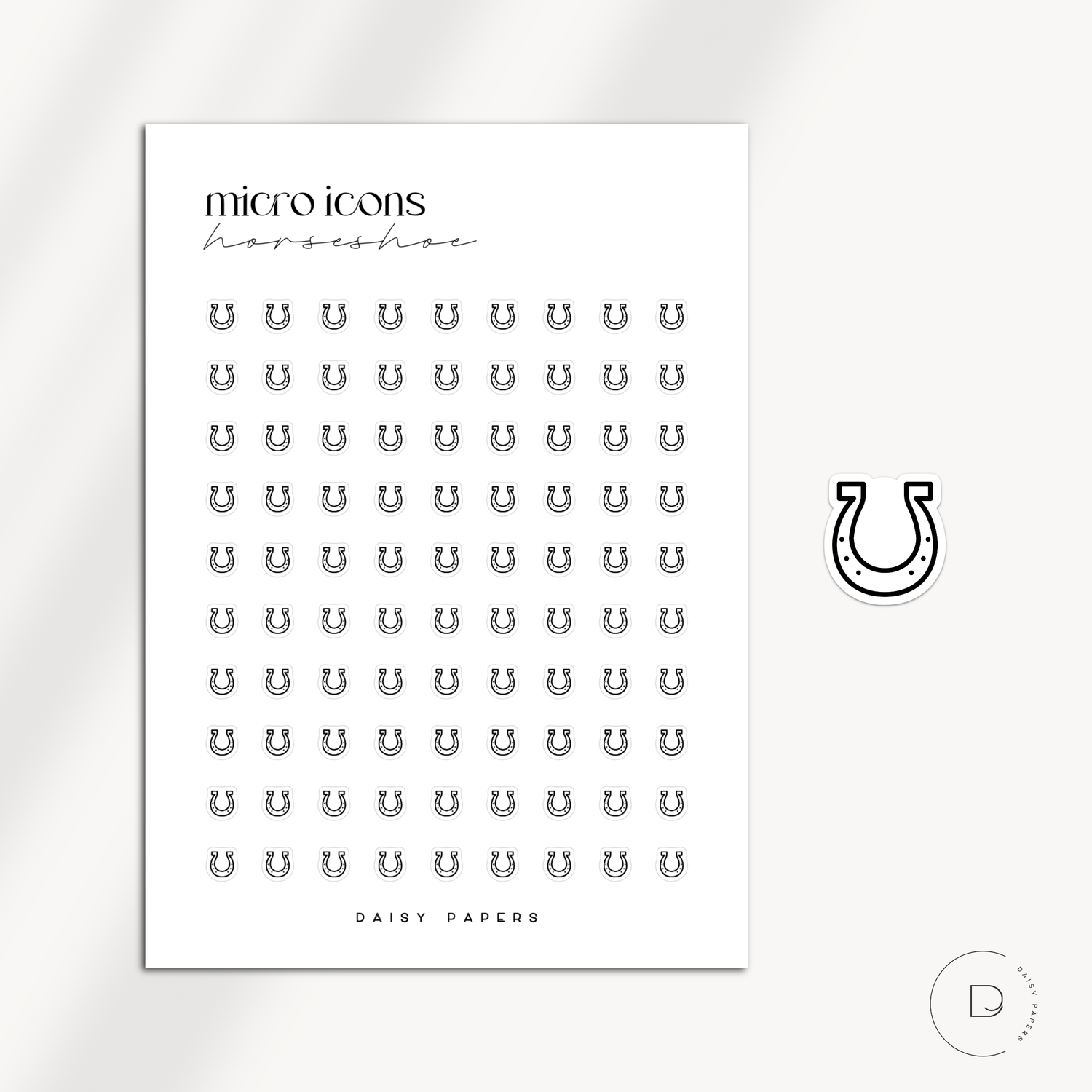 MICRO ICONS - HORSESHOE