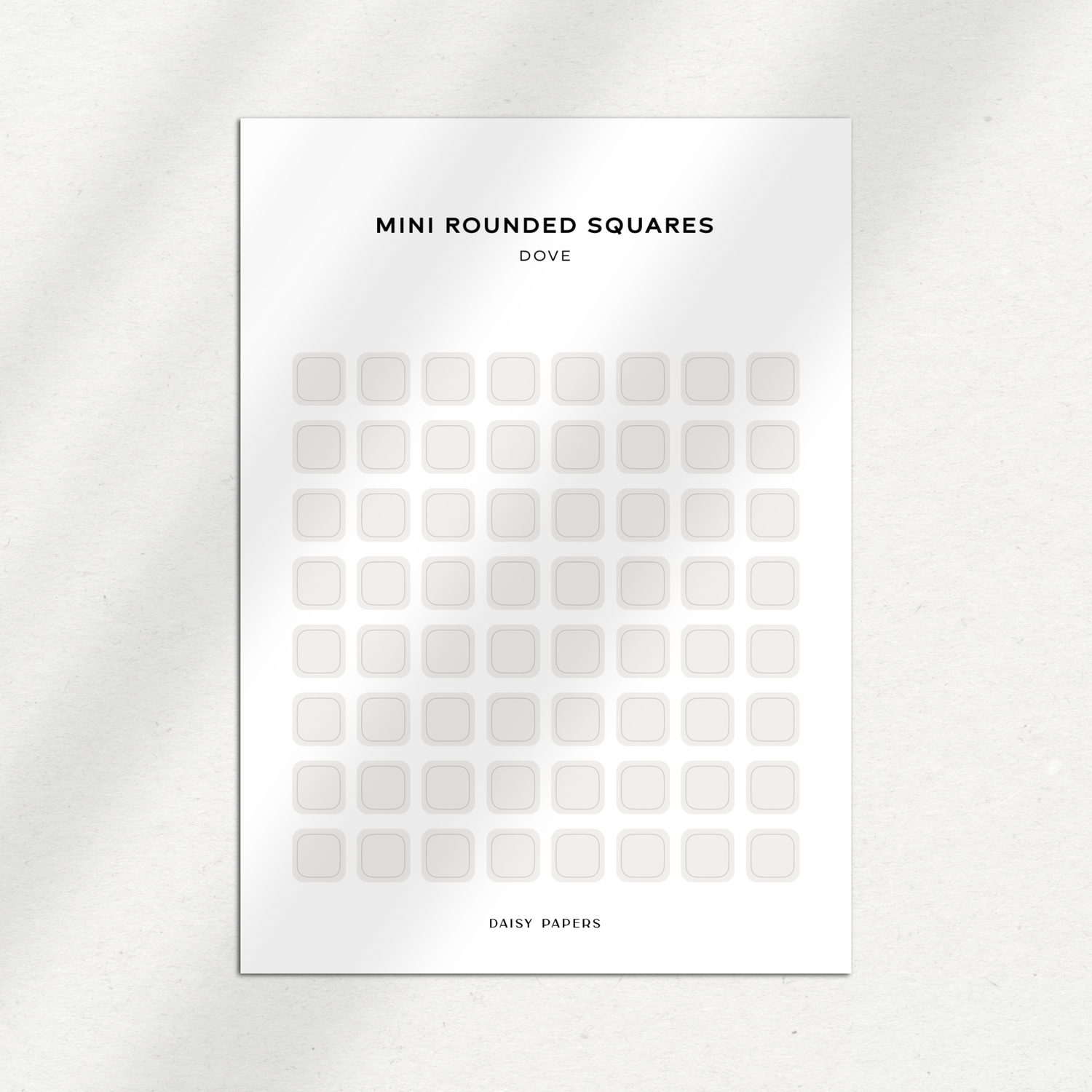 Mini Rounded Squares