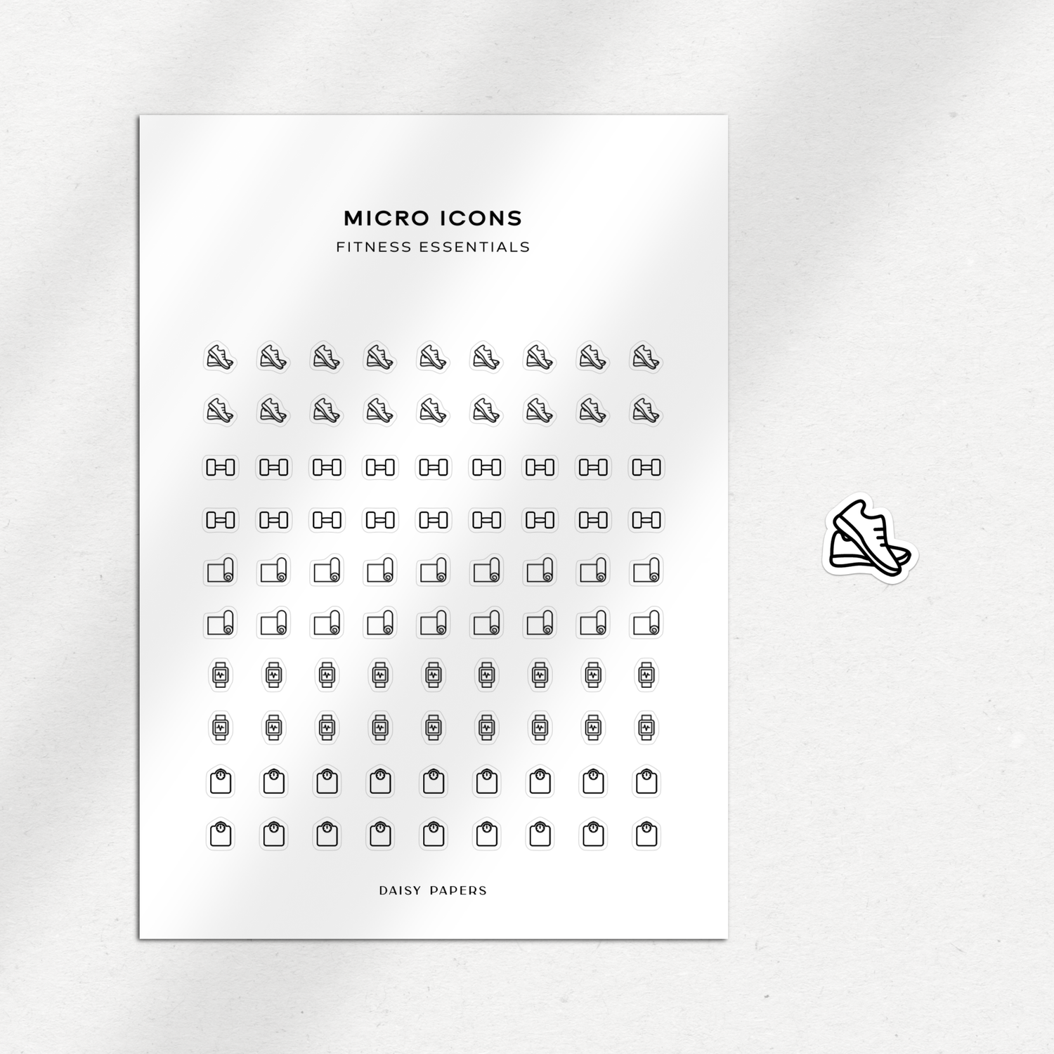 Micro Icons - Fitness Essentials