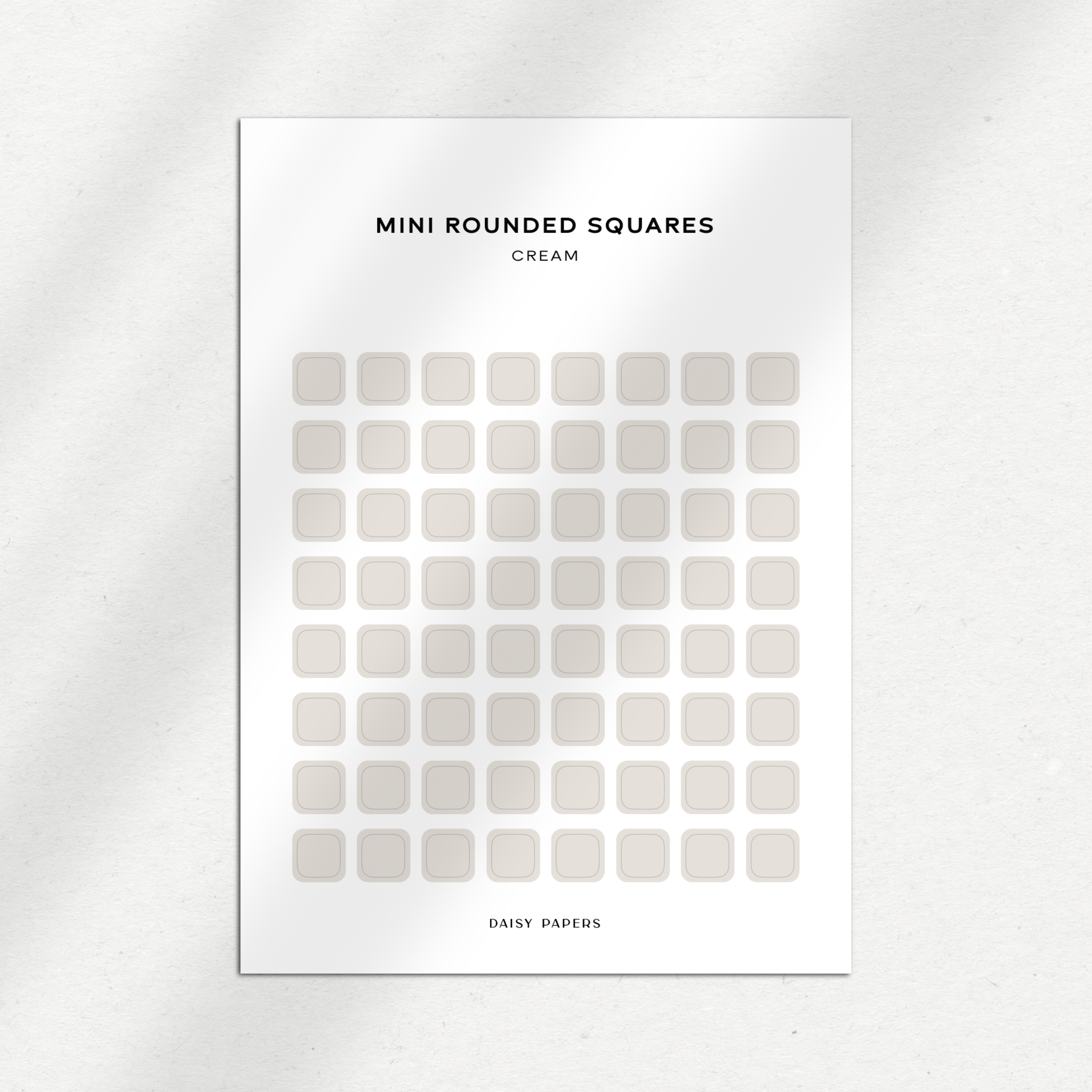 Mini Rounded Squares