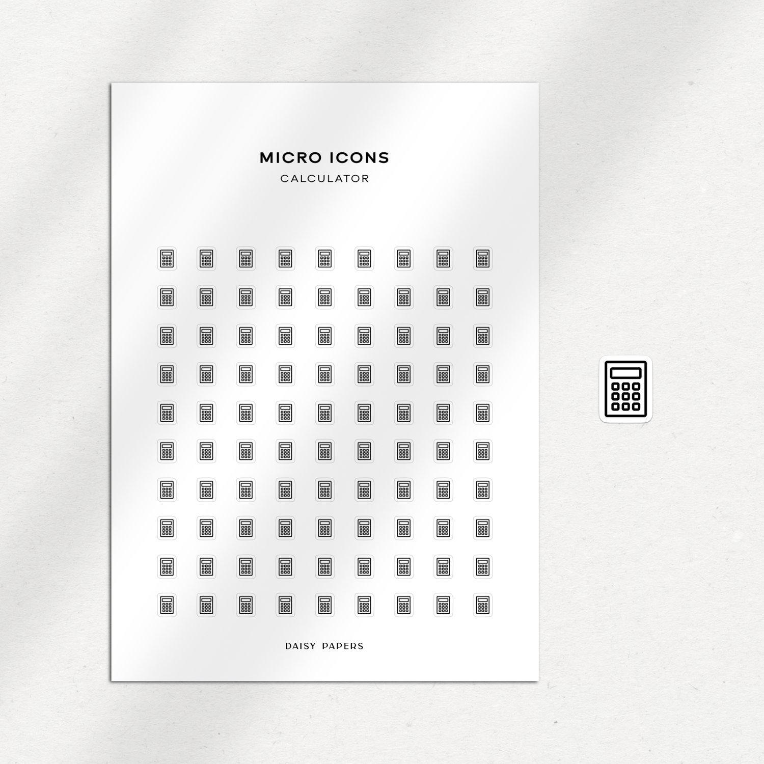 Micro Icons - Calculator