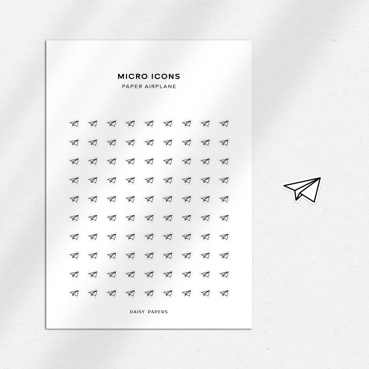 Micro Icons - Paper Airplane