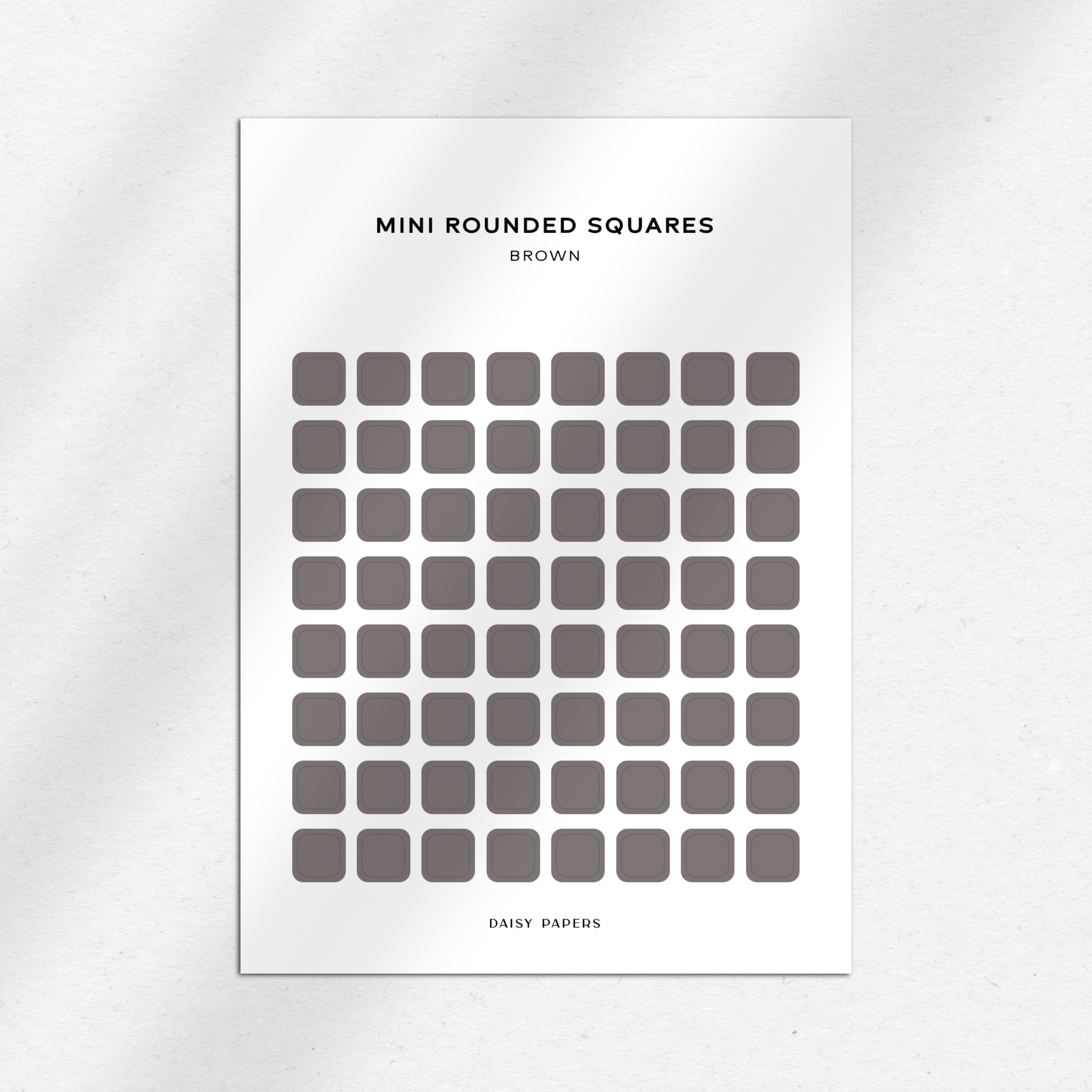 Mini Rounded Squares