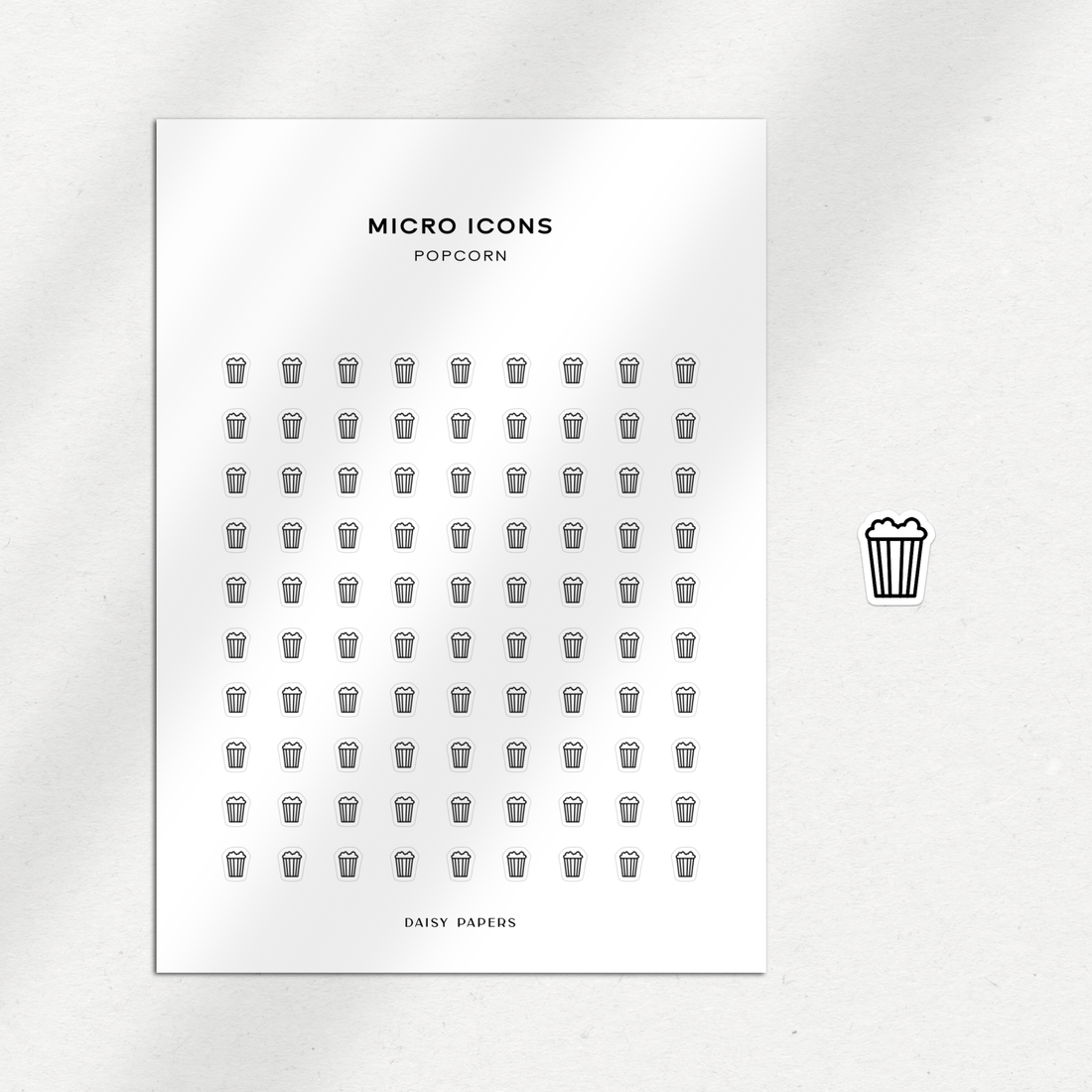 Micro Icons - Popcorn