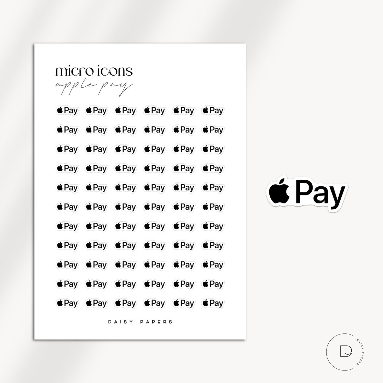 MICRO ICONS - APPLE PAY