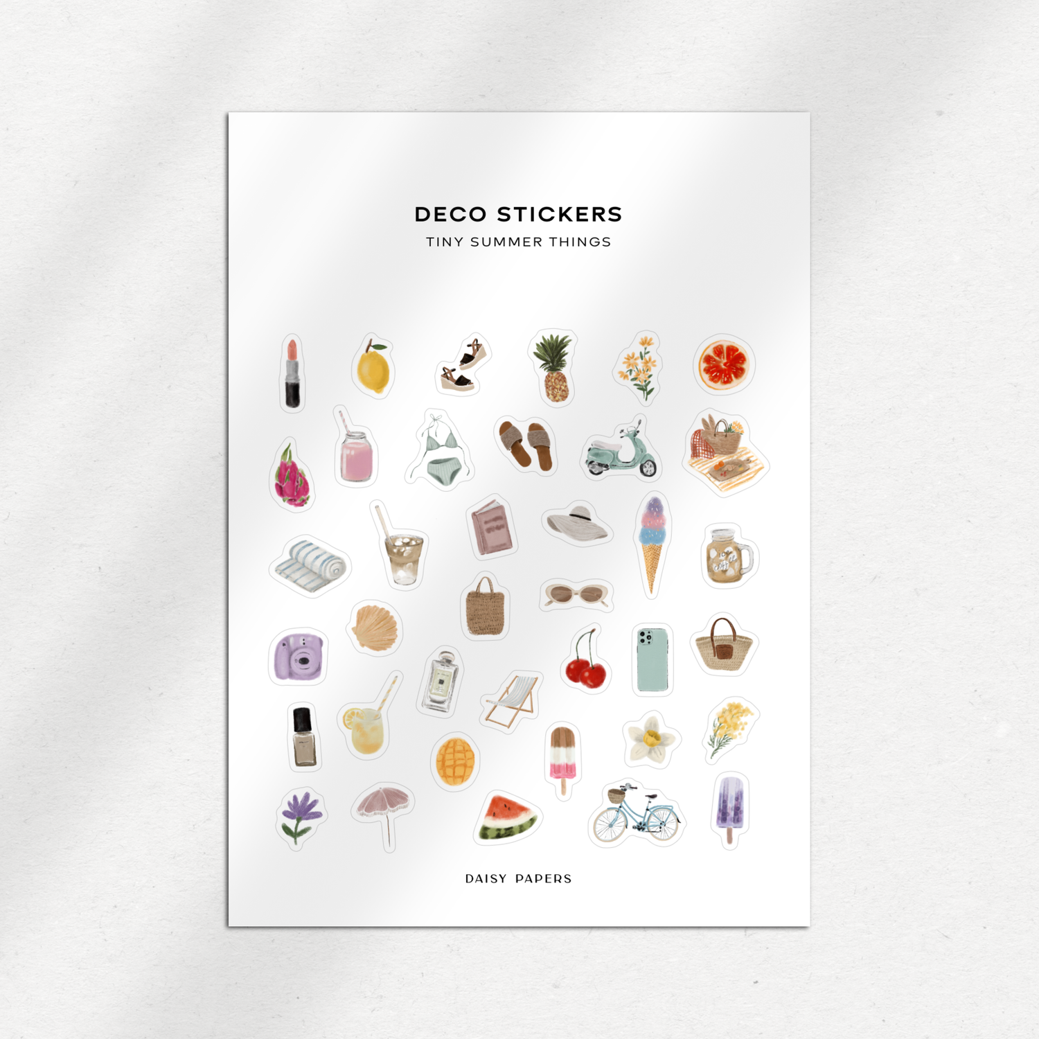 Deco Stickers - Tiny Summer Things