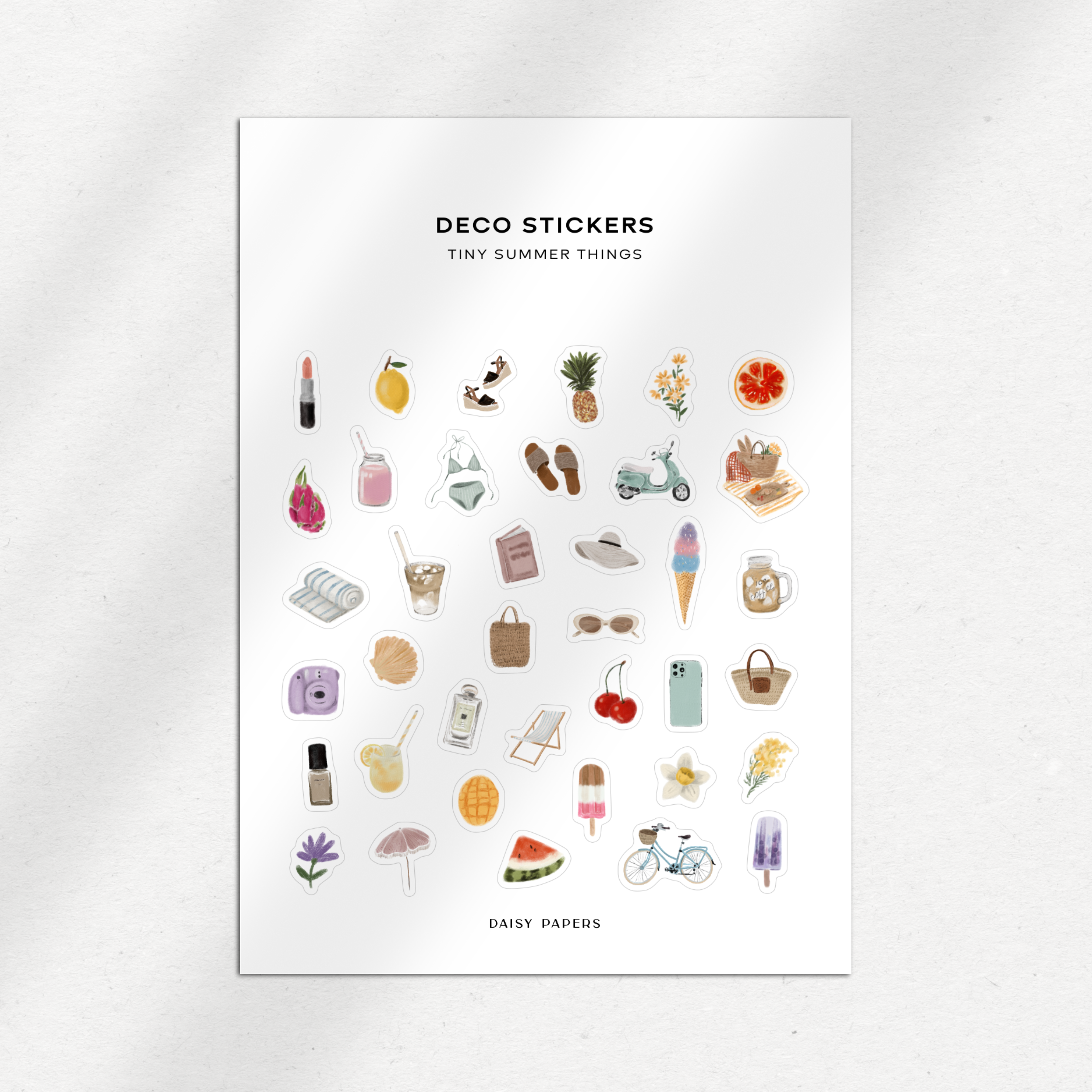 Deco Stickers - Tiny Summer Things