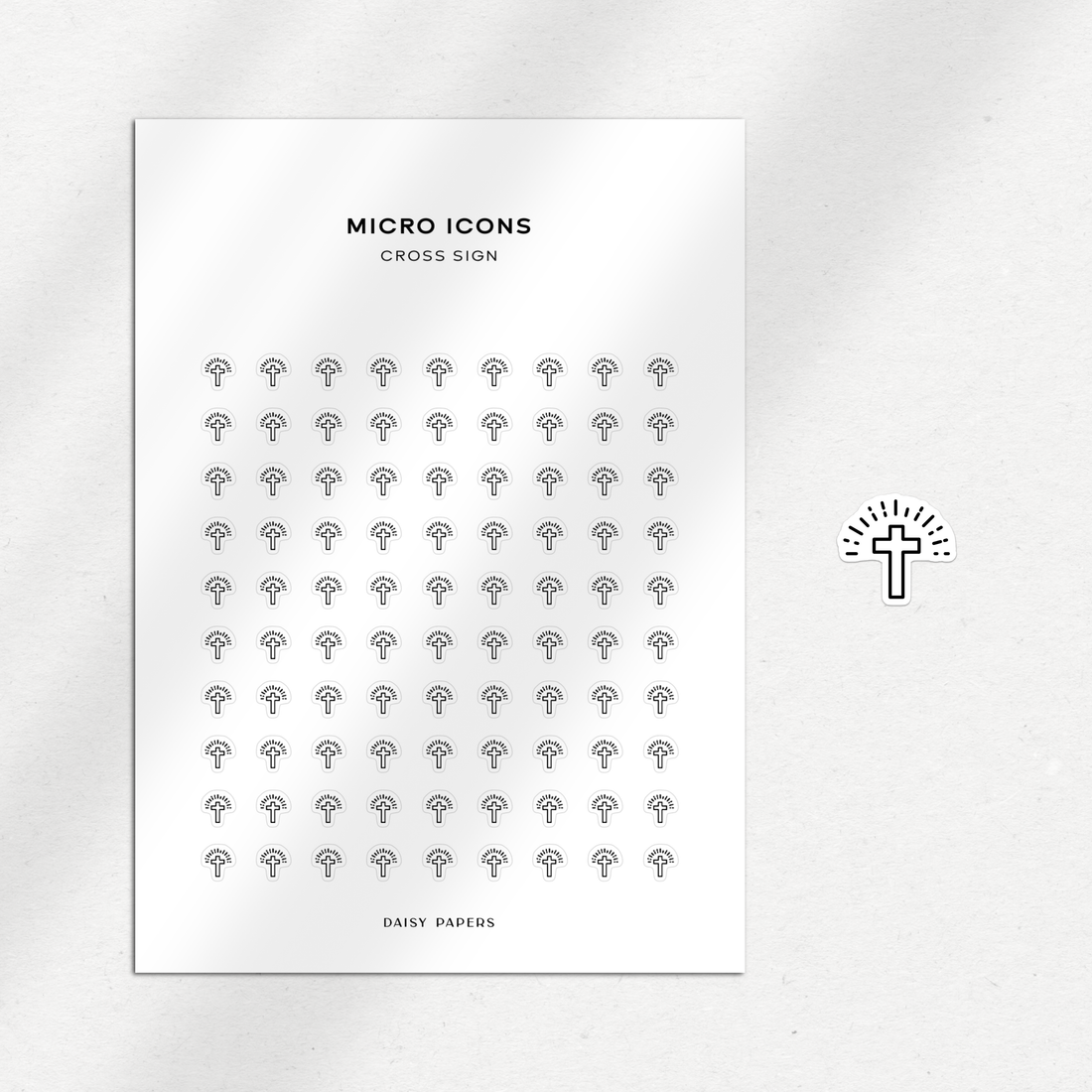 Micro Icons - Cross Sign