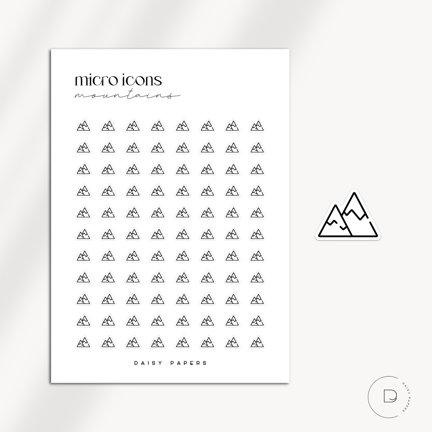 MICRO ICONS - MOUNTAINS