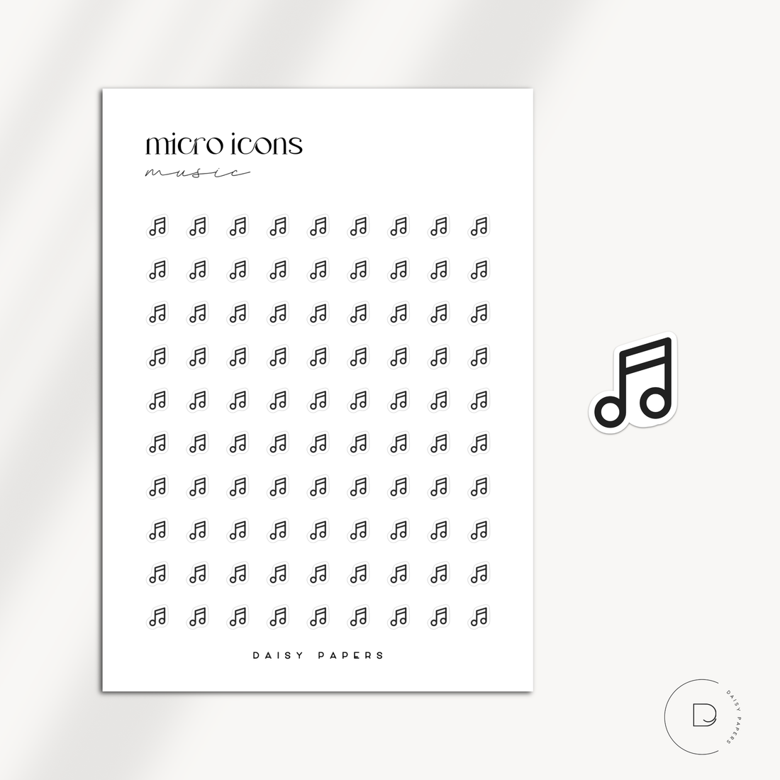 MICRO ICONS - MUSIC