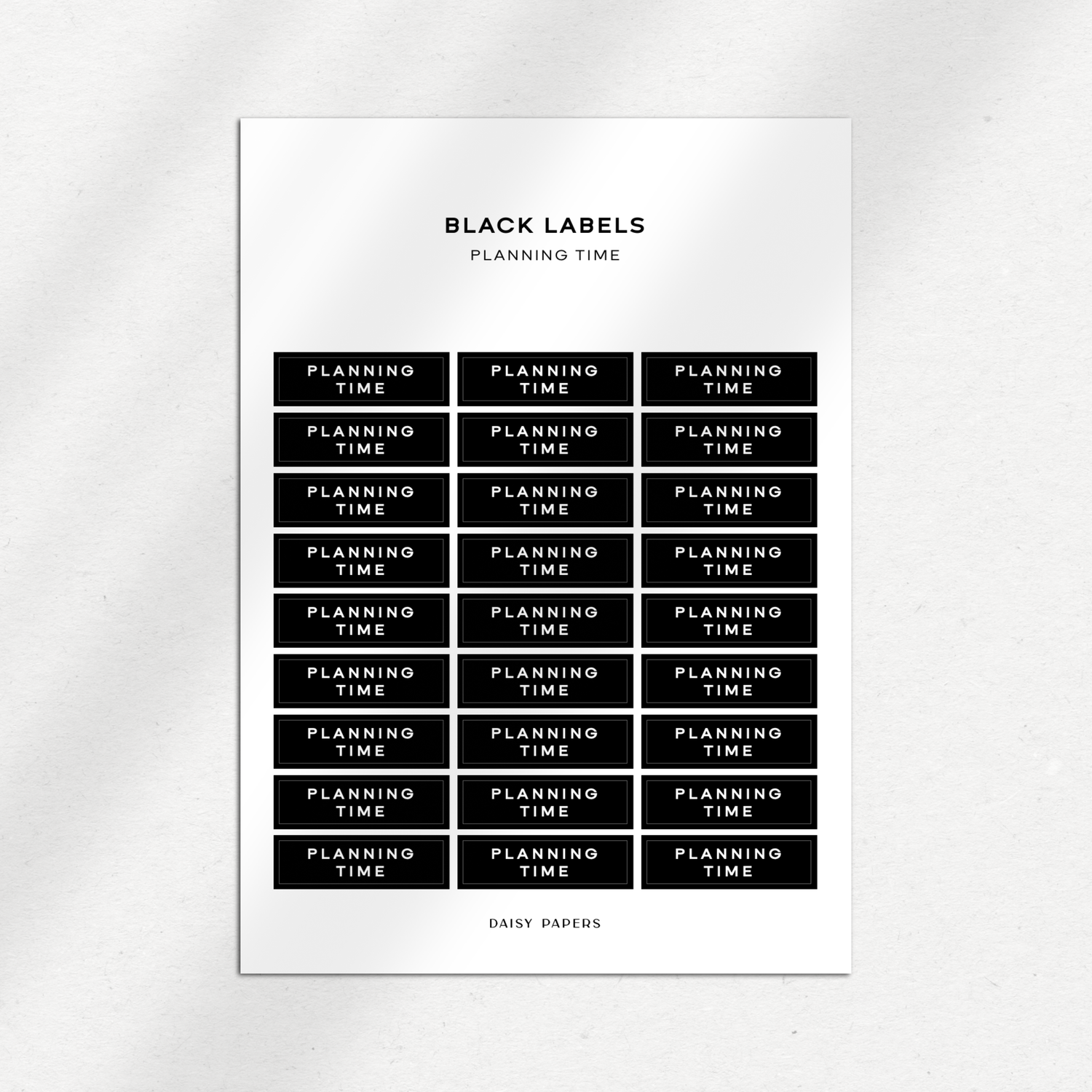 Black Labels