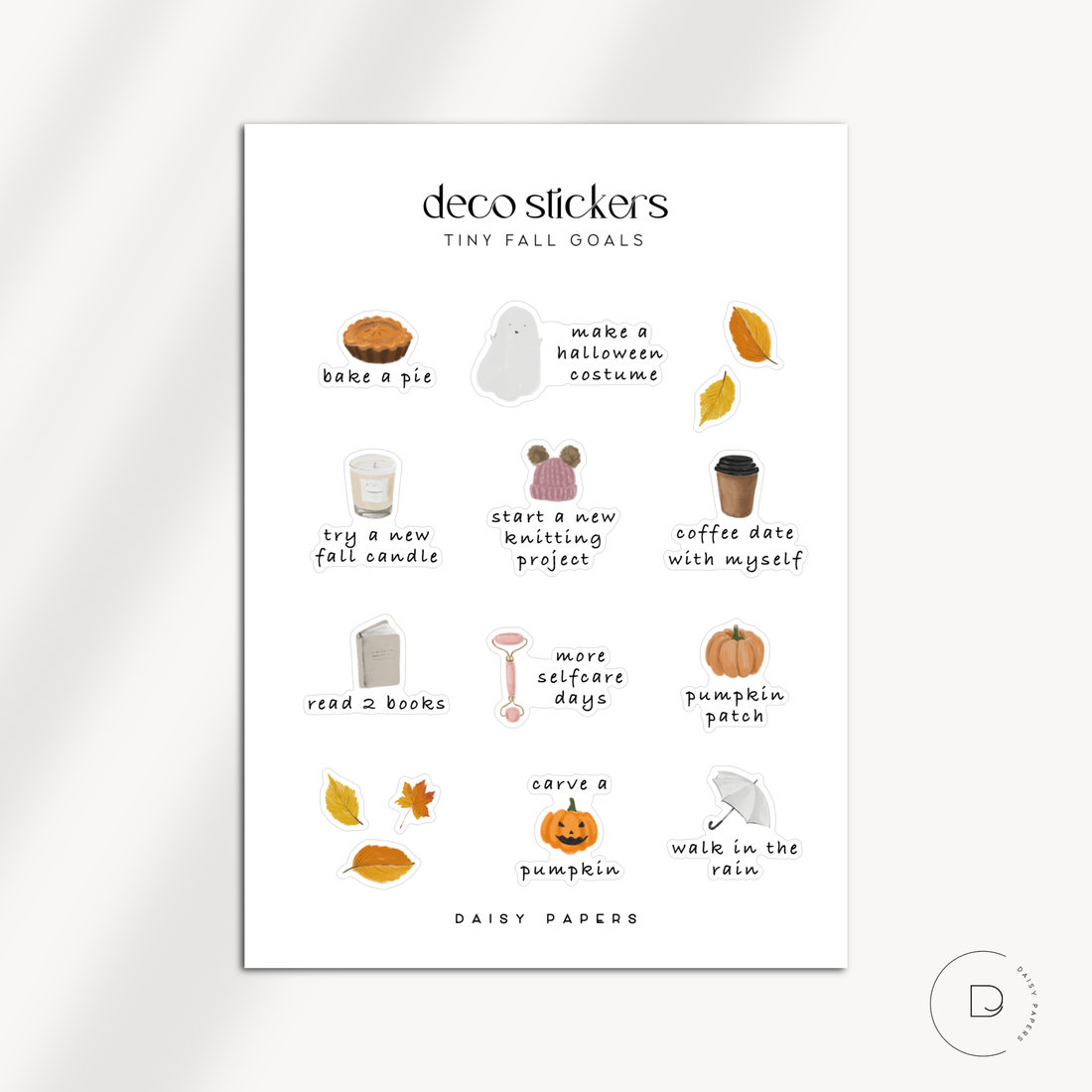 Deco Stickers - Tiny Fall Goals