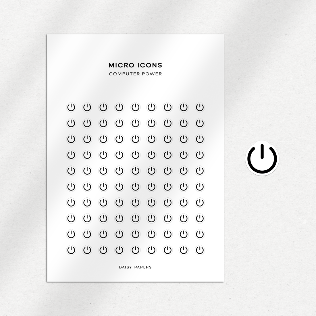 Micro Icon - Computer Power