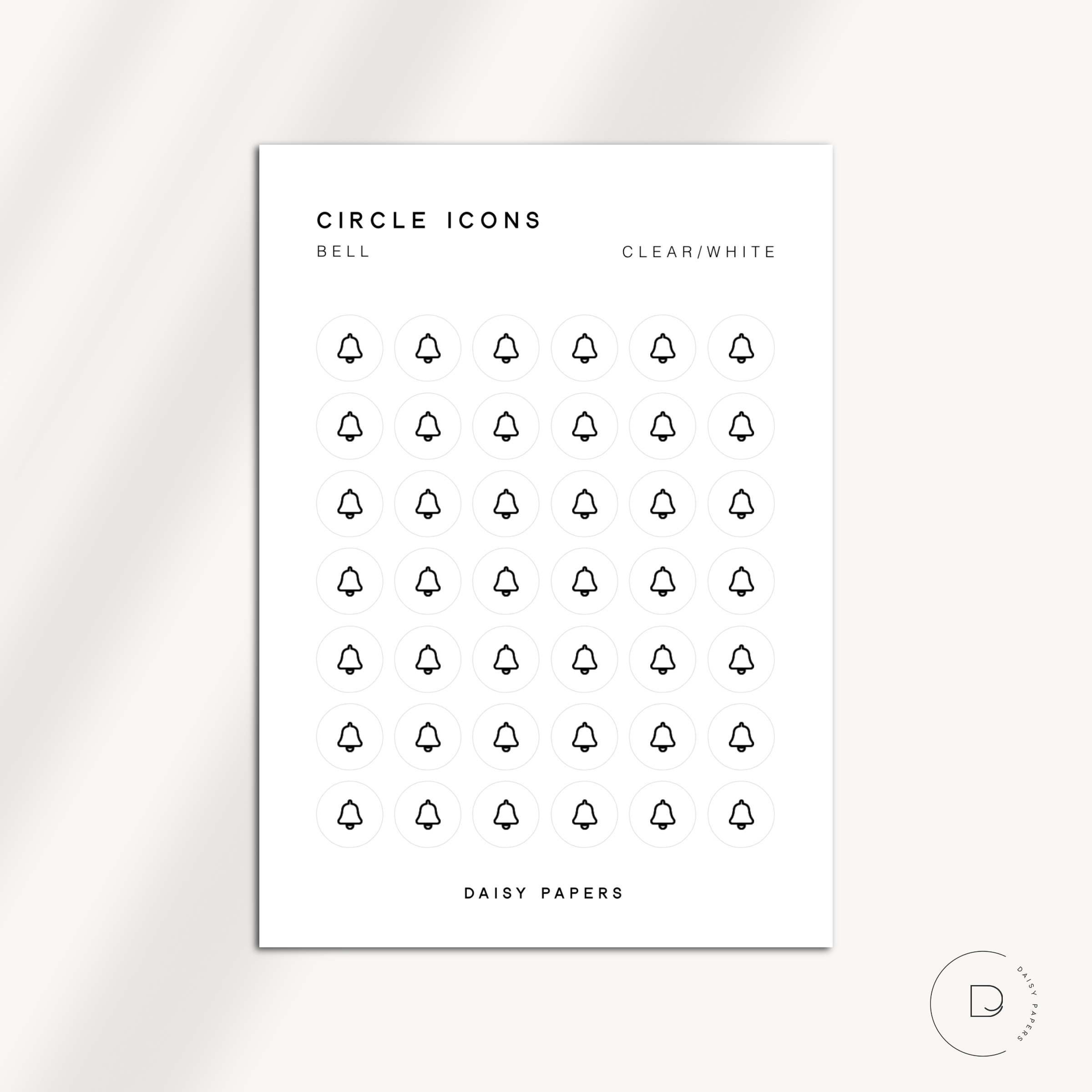 CIRCLE ICONS - BELL