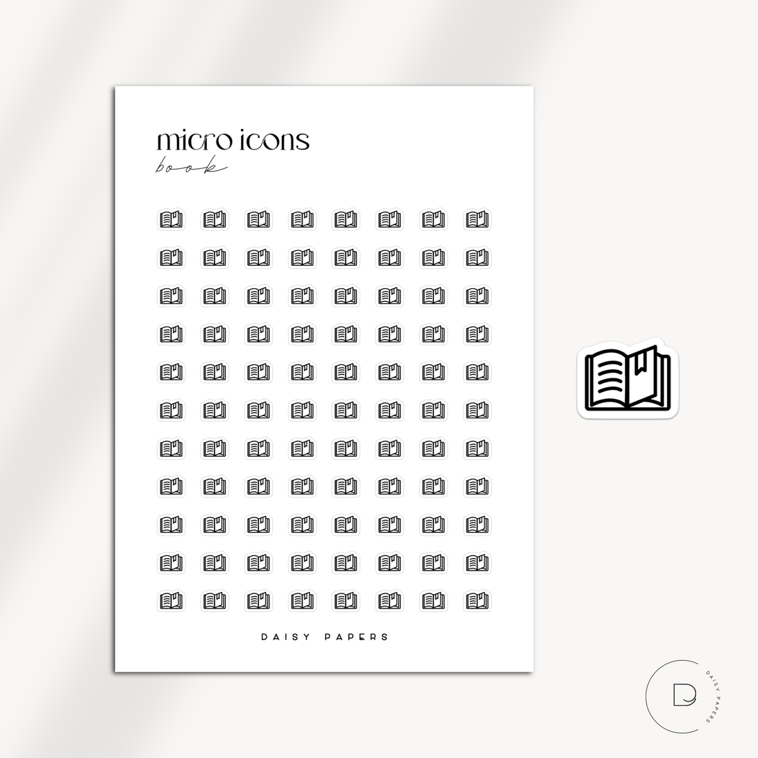 MICRO ICONS - BOOK