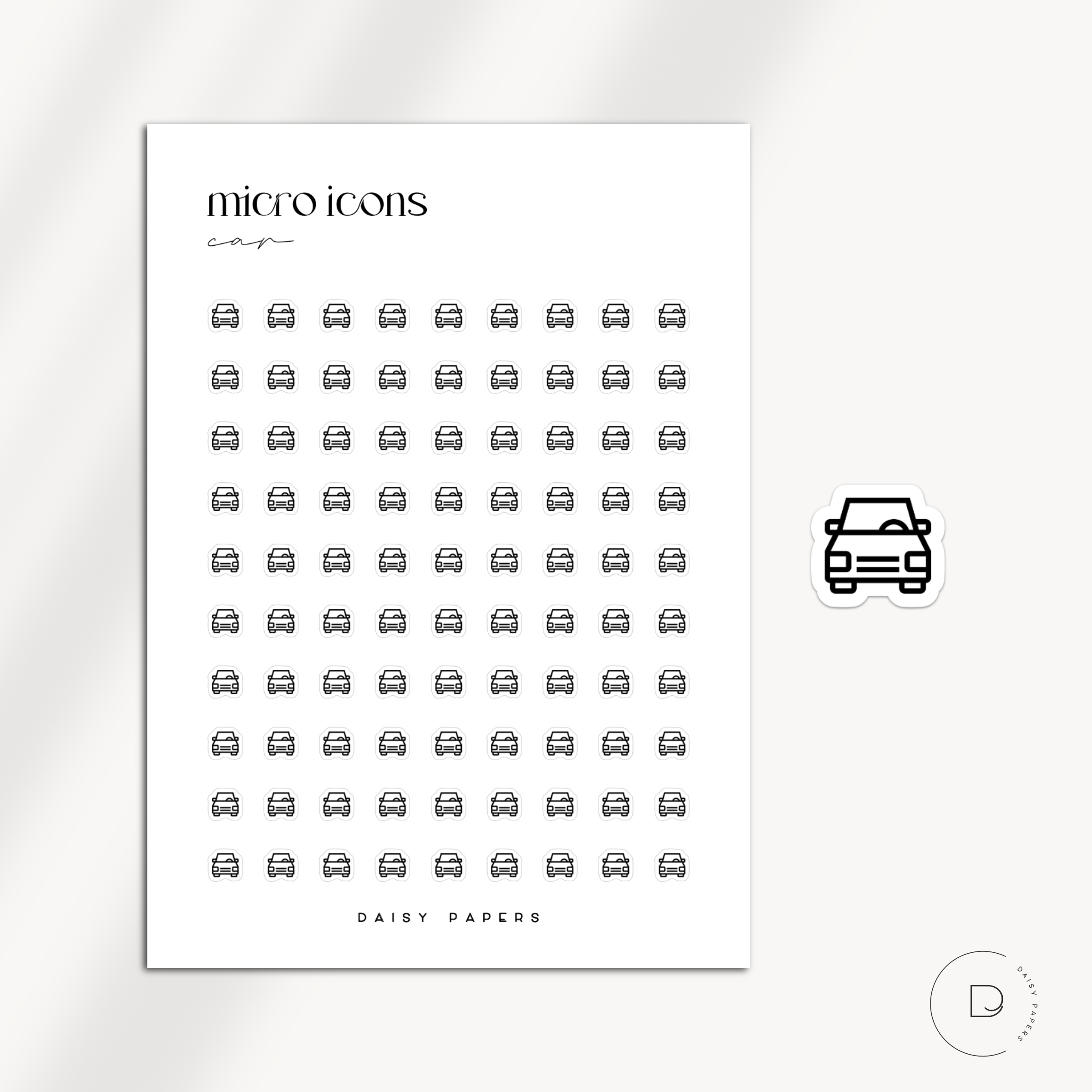 MICRO ICONS - CAR