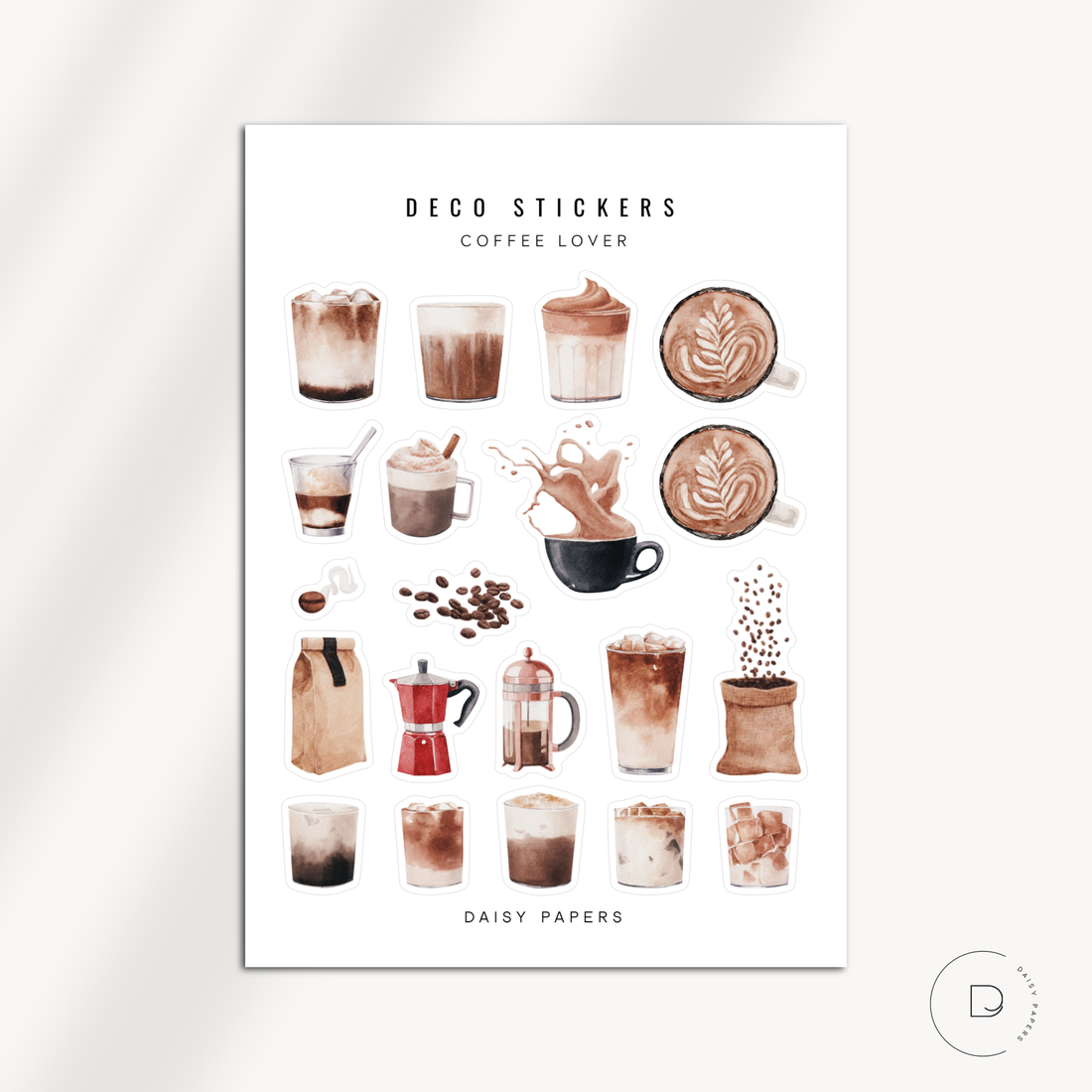 Deco Stickers - Coffee Lover