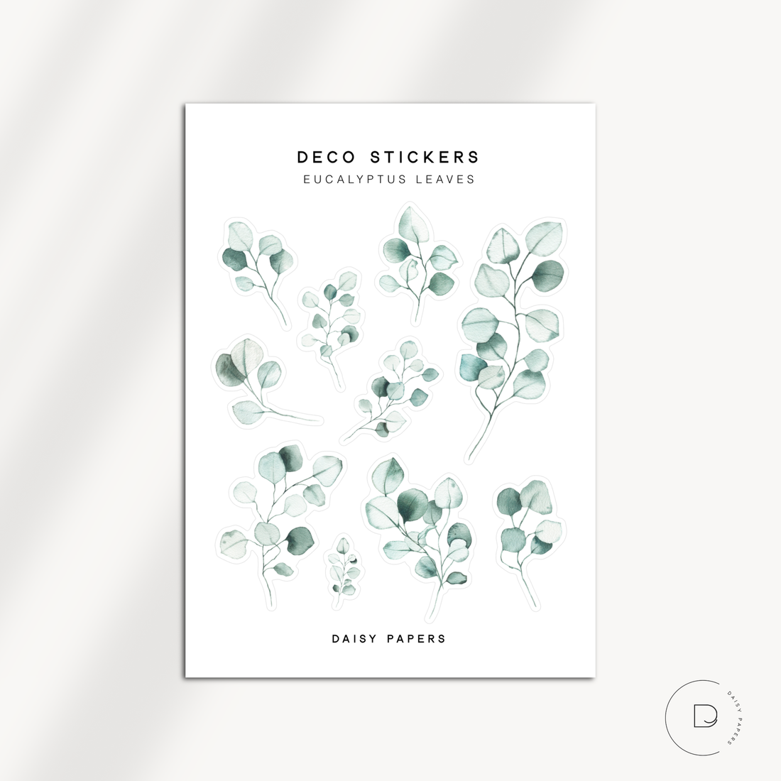 Deco Stickers - Eucalyptus Leaves