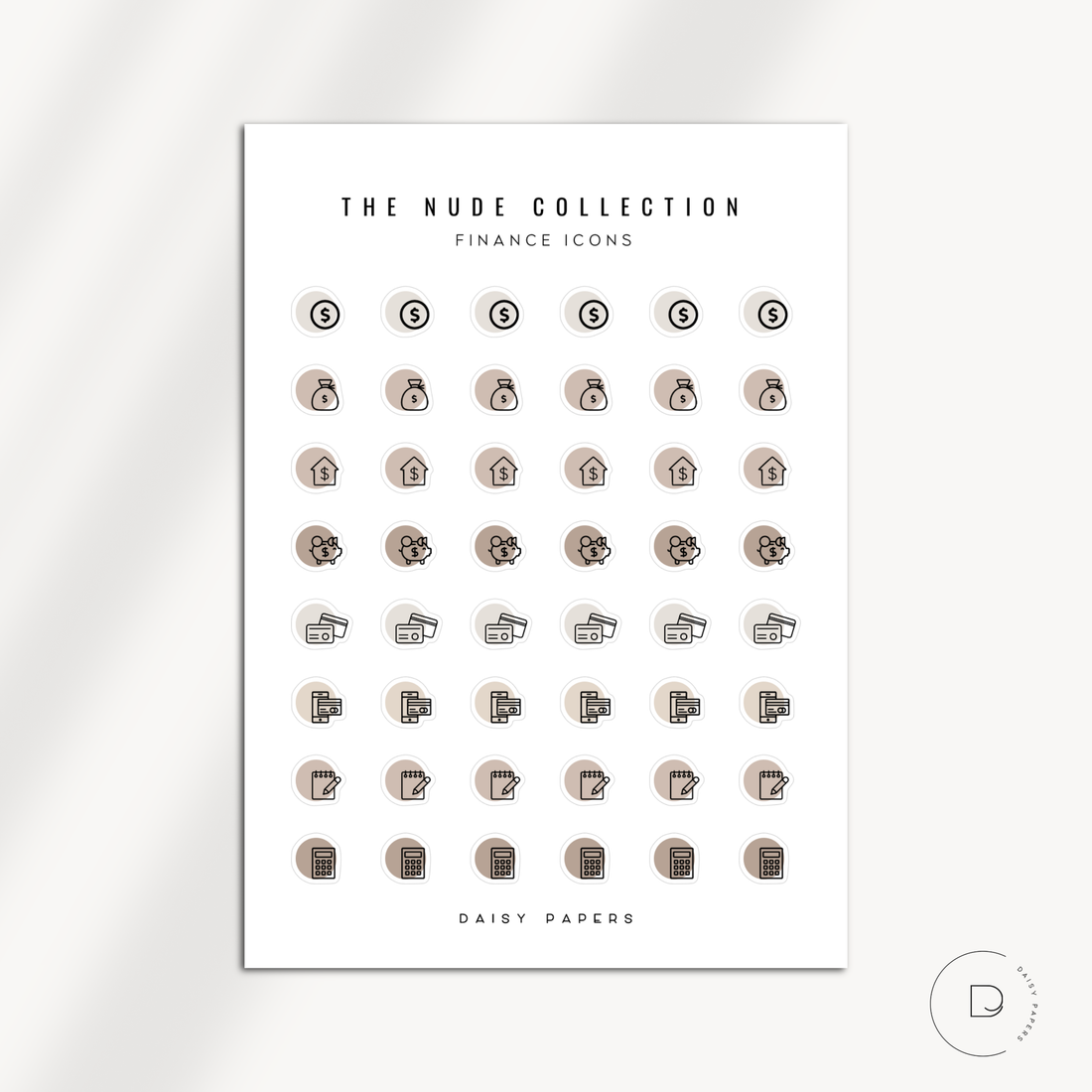 THE NUDE COLLECTION - Finance Icons