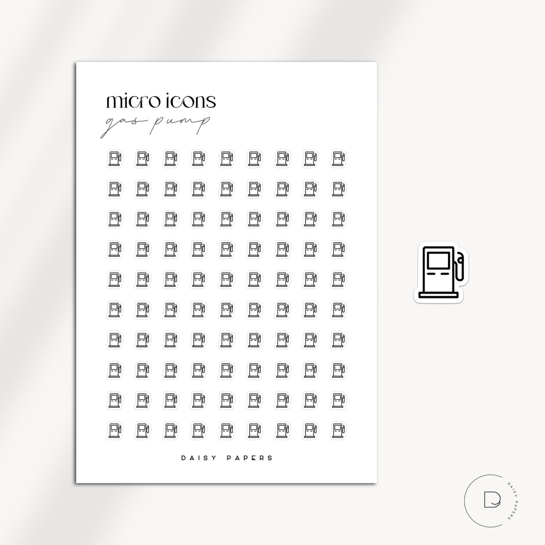 MICRO ICONS - GAS PUMP