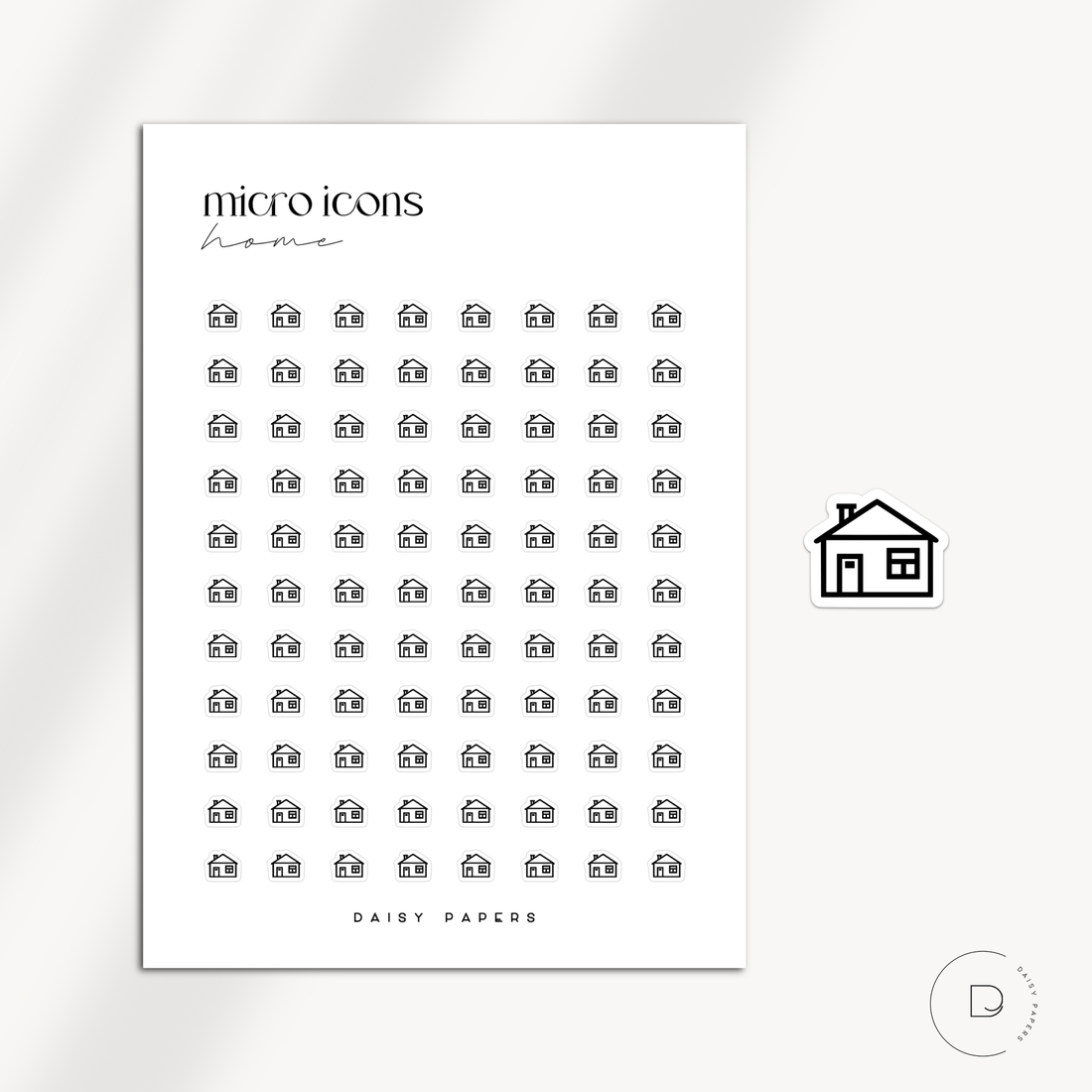 MICRO ICONS - HOME