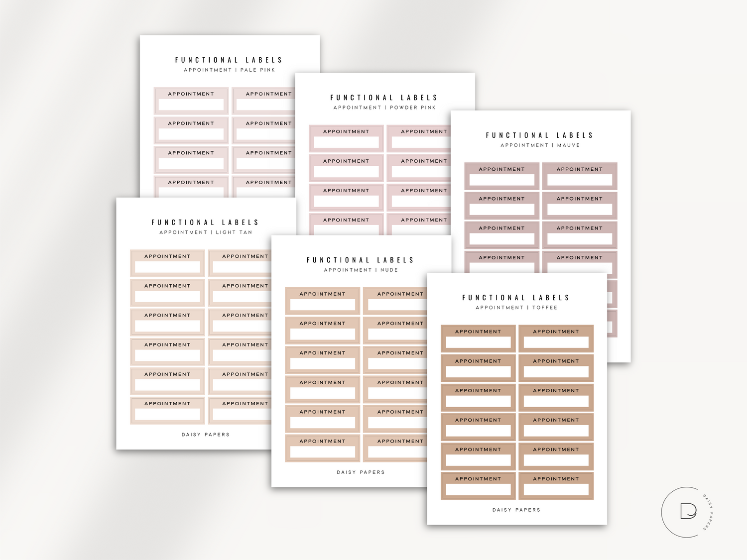 Functional Labels - Appointment