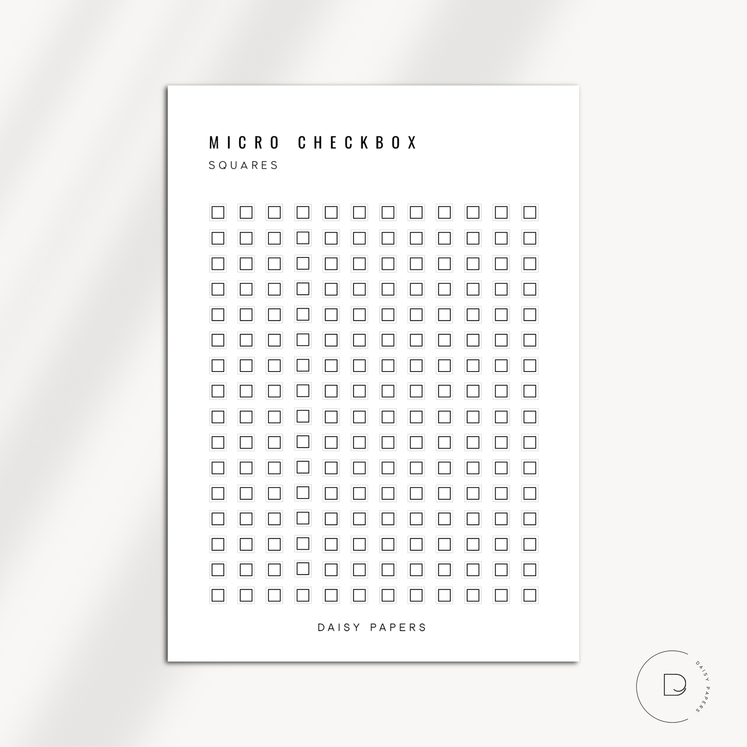 MICRO CHECKBOX - SQUARES