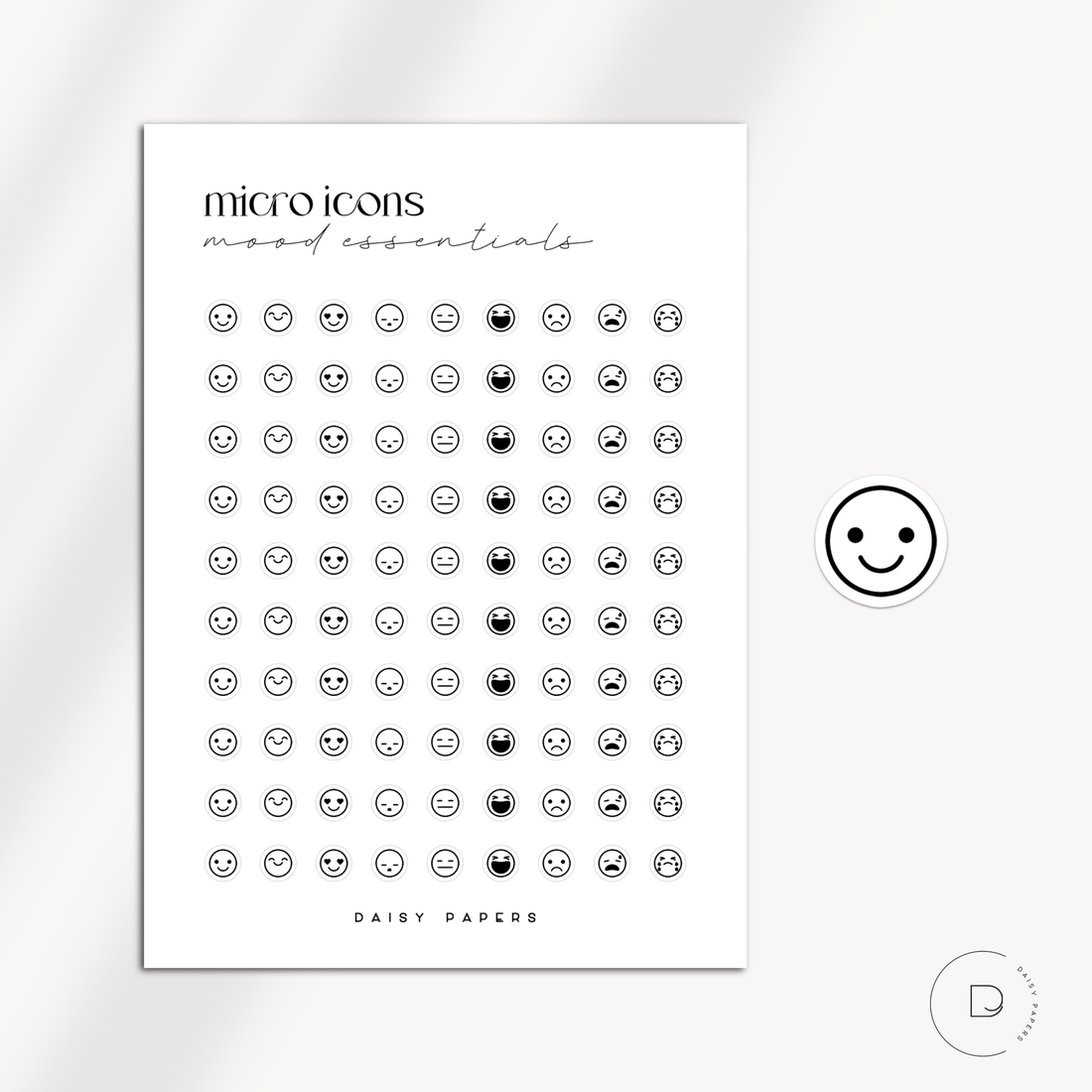 MICRO ICONS - MOOD ESSENTIALS