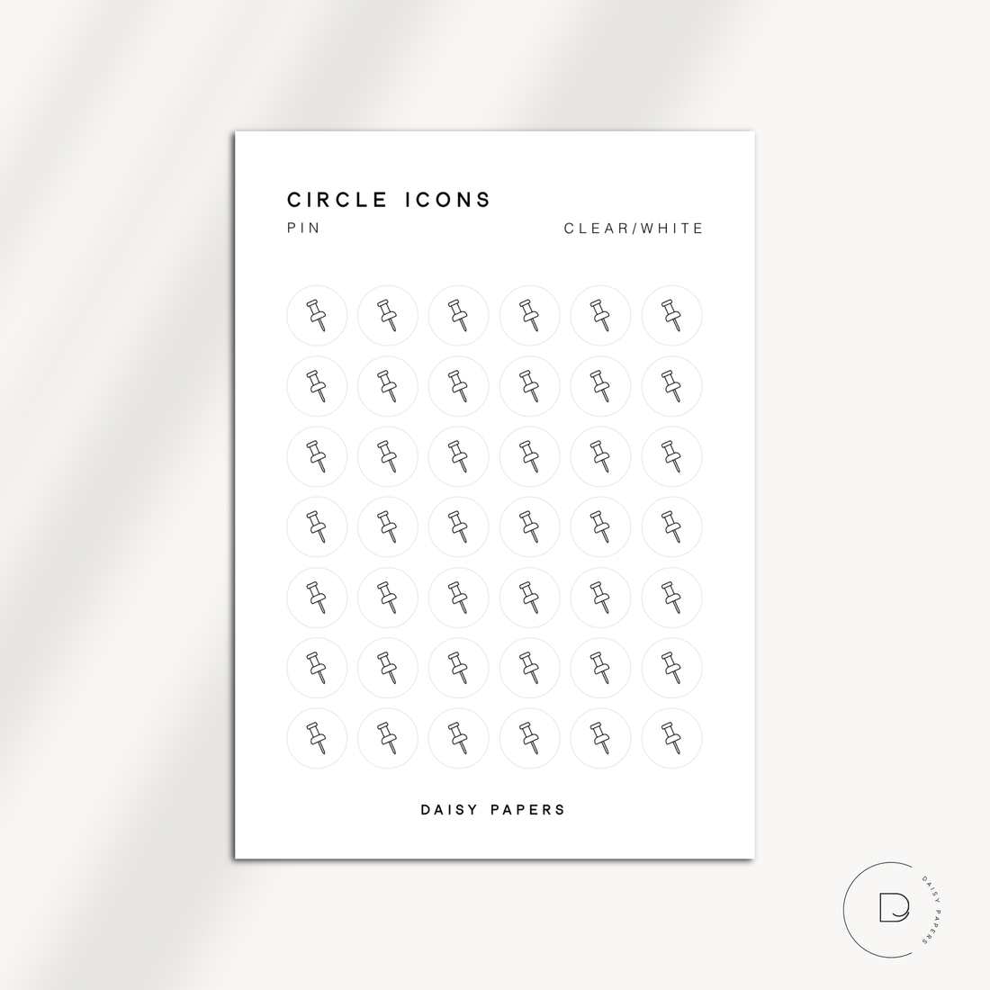 CIRCLE ICONS - PIN