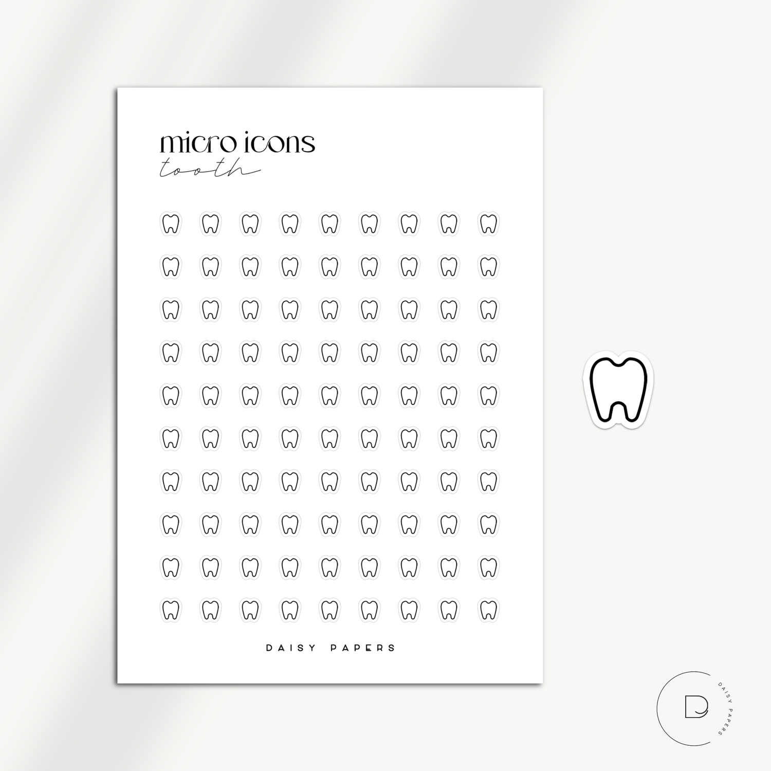 MICRO ICONS - TOOTH