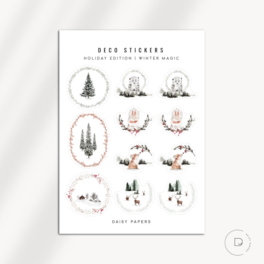 Deco Stickers - Holiday Edition | Winter Magic