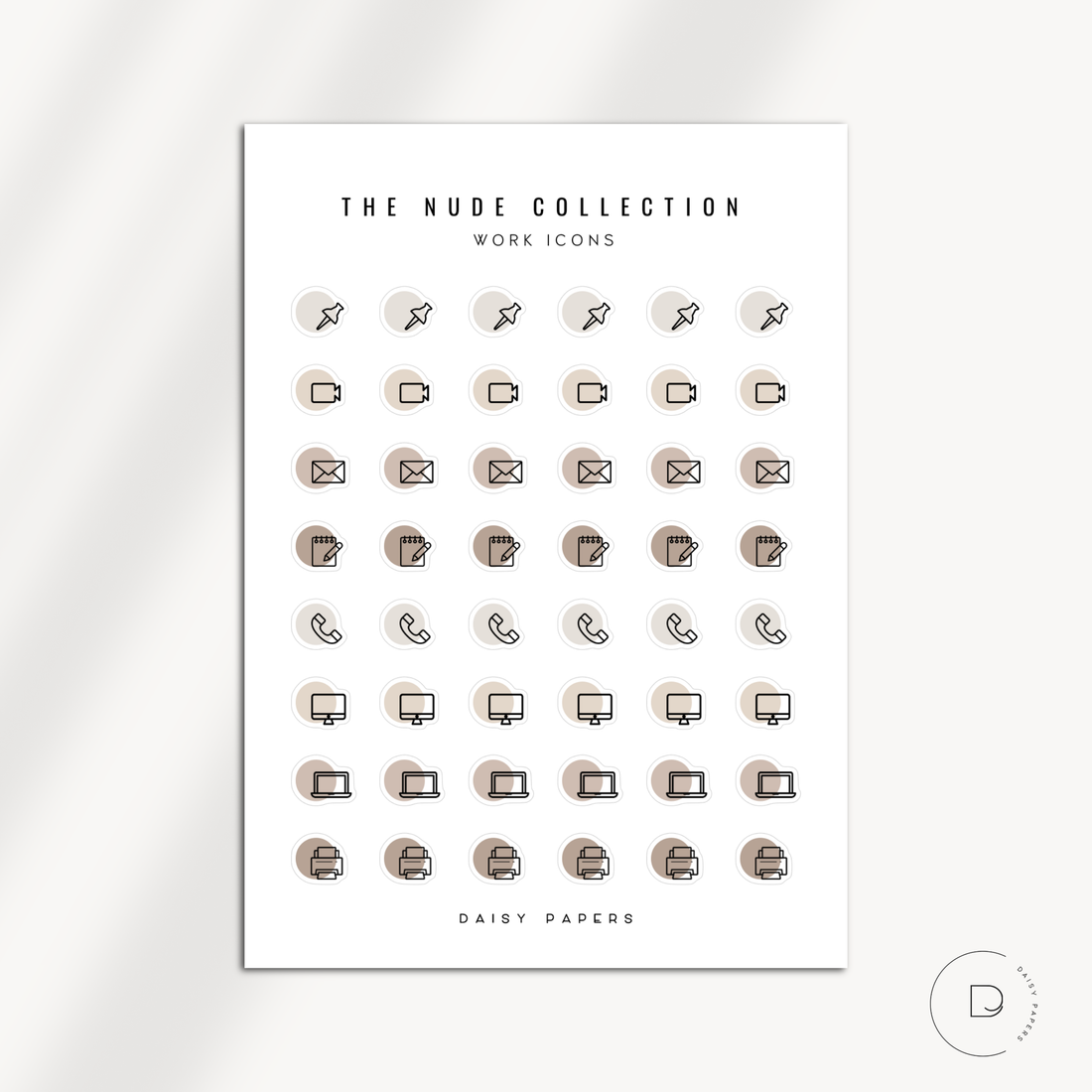 THE NUDE COLLECTION - Work Icons